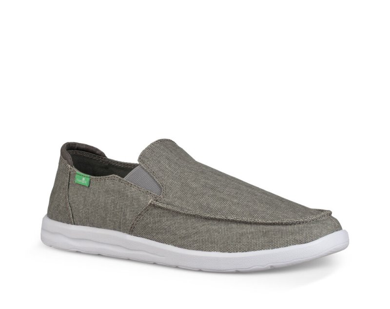 Sanuk Hi Five - Sanuk Shoes Mens Grey - Philippines ZOKFIN329